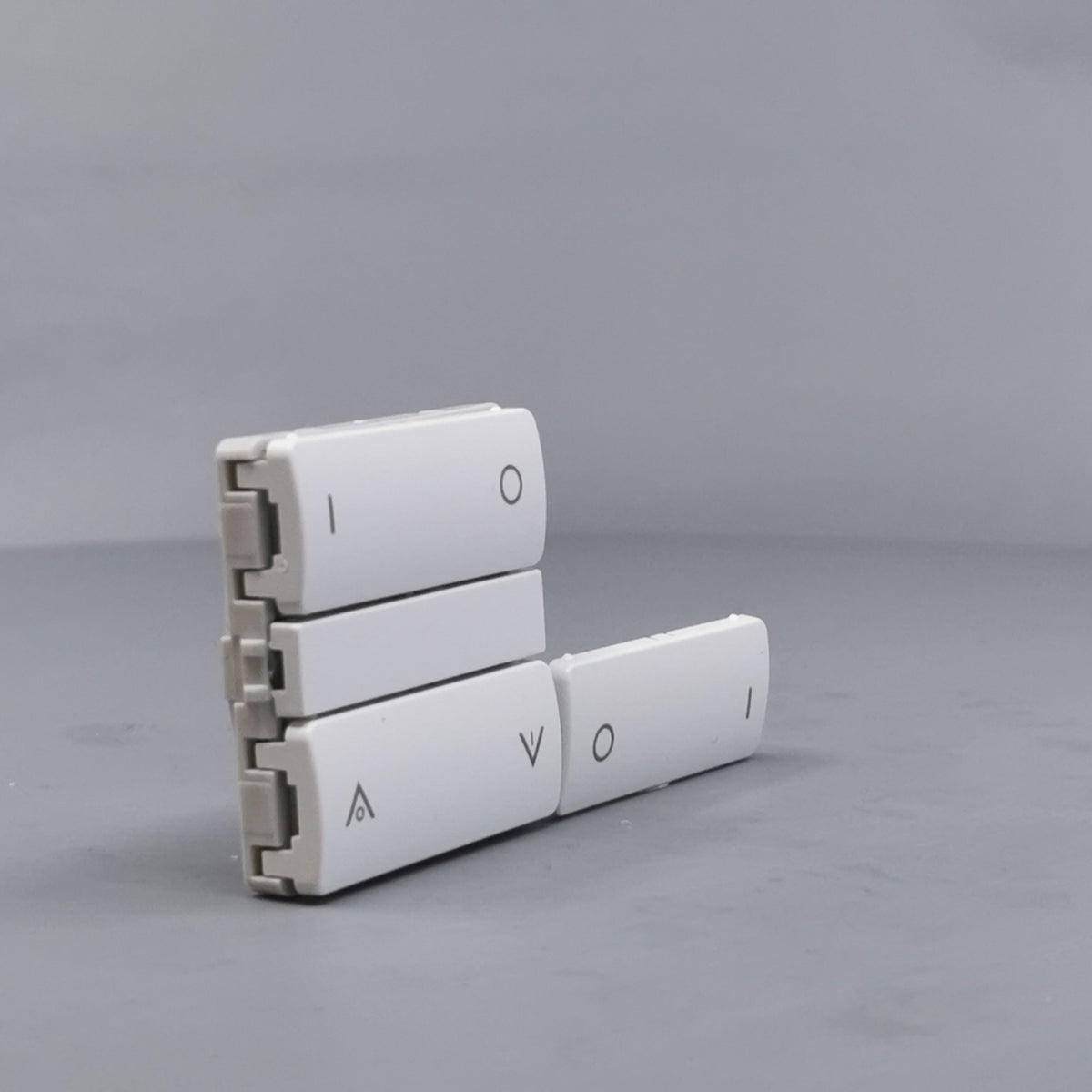 IHC Wireless FUGA Batteritryk 4 sl. hvid (360° frame 21)