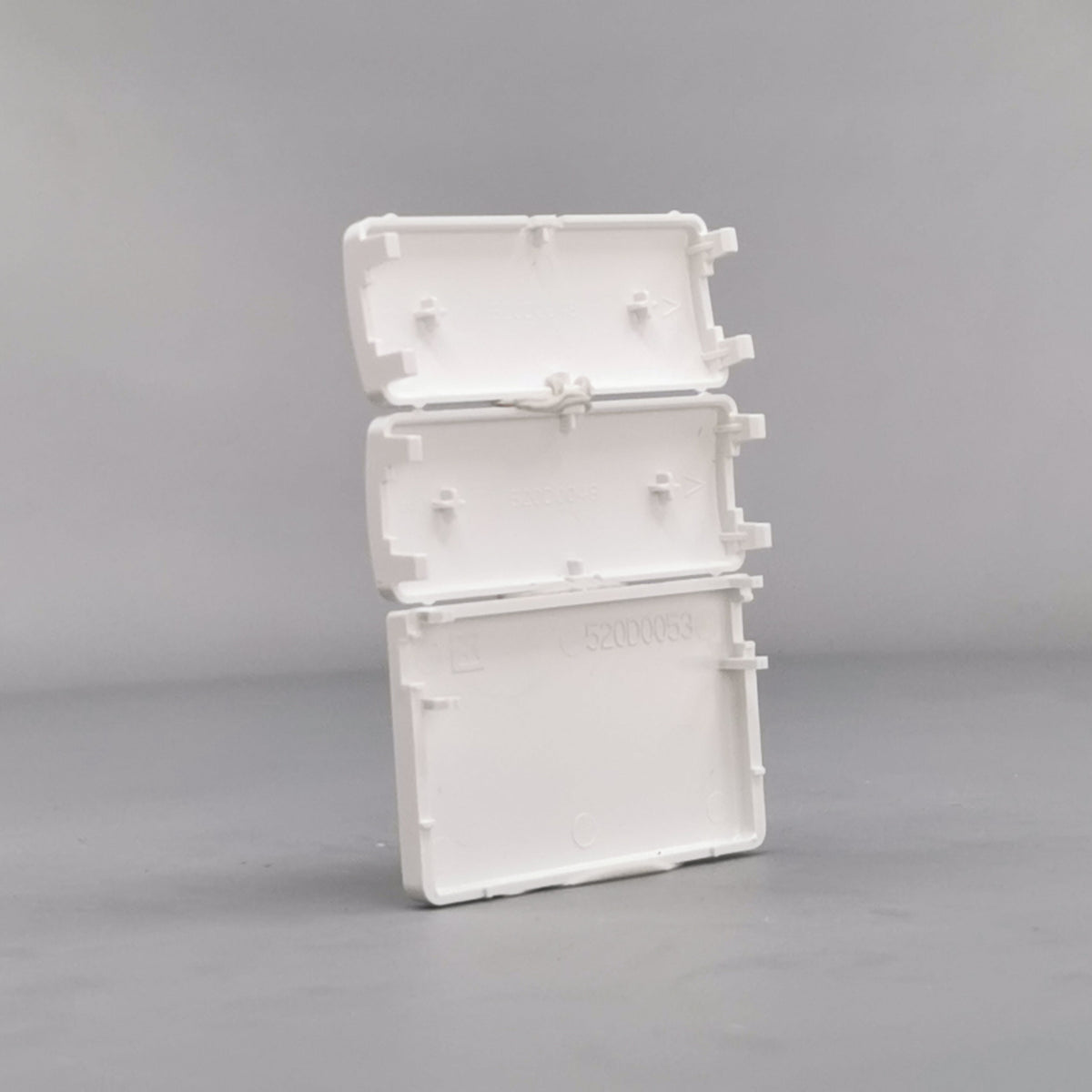Fuga tangentsæt for batteritryk 2 slutte hvid (360° frame 10)