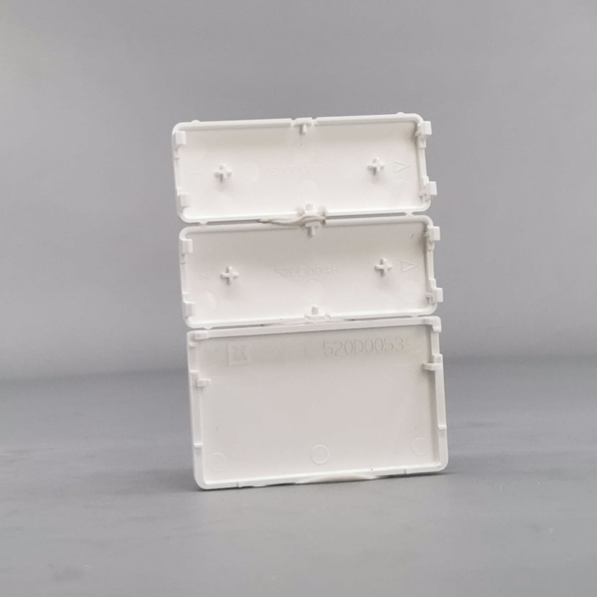 Fuga tangentsæt for batteritryk 2 slutte hvid (360° frame 12)
