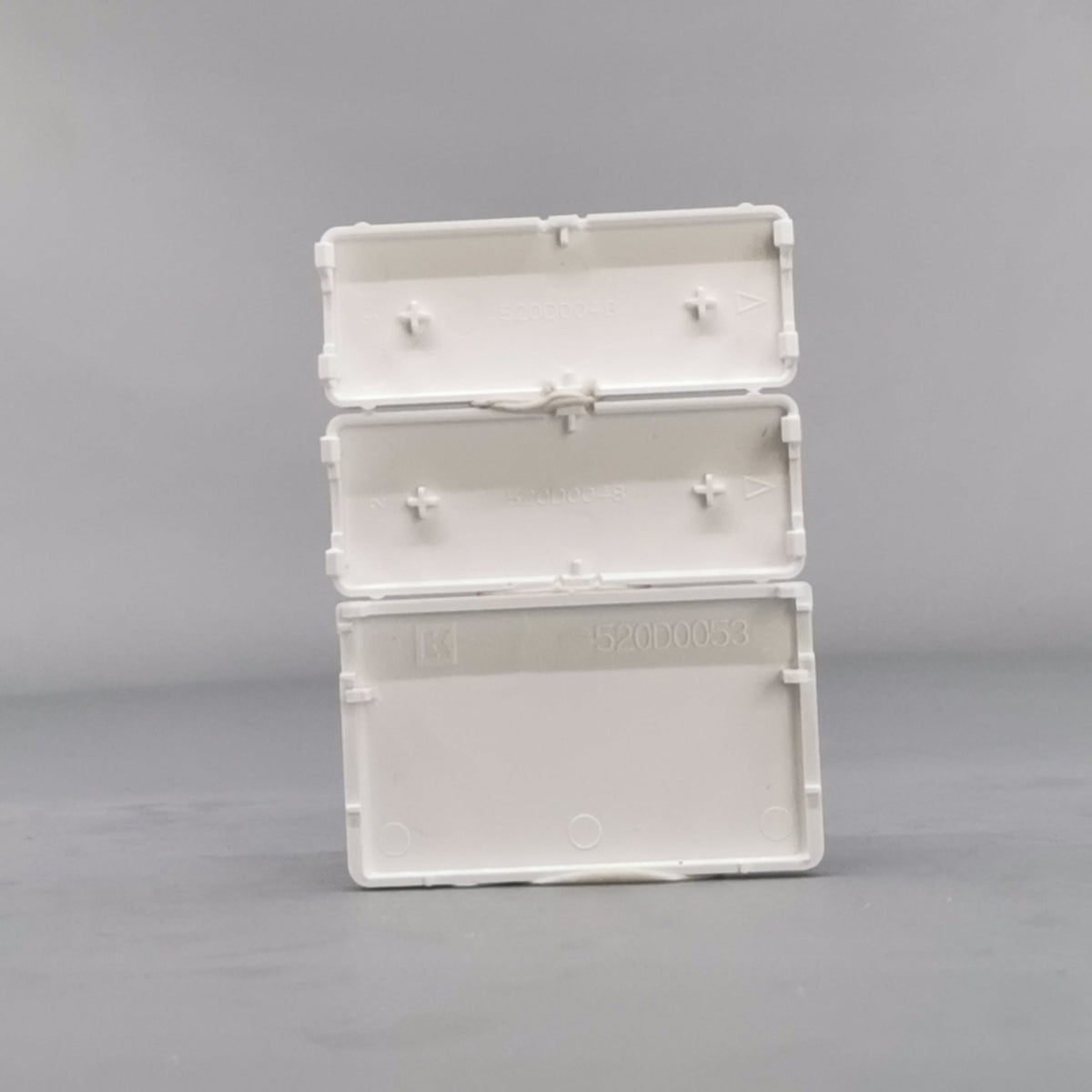 Fuga tangentsæt for batteritryk 2 slutte hvid (360° frame 13)