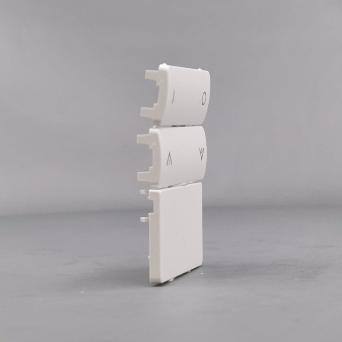 Fuga tangentsæt for batteritryk 2 slutte hvid (360° frame 20)