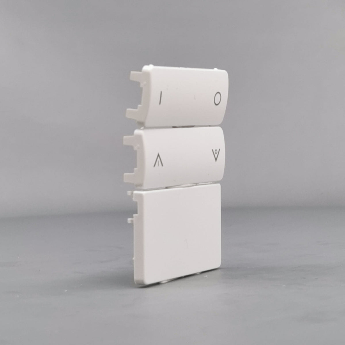 Fuga tangentsæt for batteritryk 2 slutte hvid (360° frame 21)