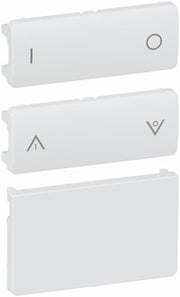 Fuga tangentsæt for batteritryk 2 slutte hvid