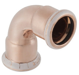 76,1 mm Bøjning CU 90° muffe/muffe Mapress