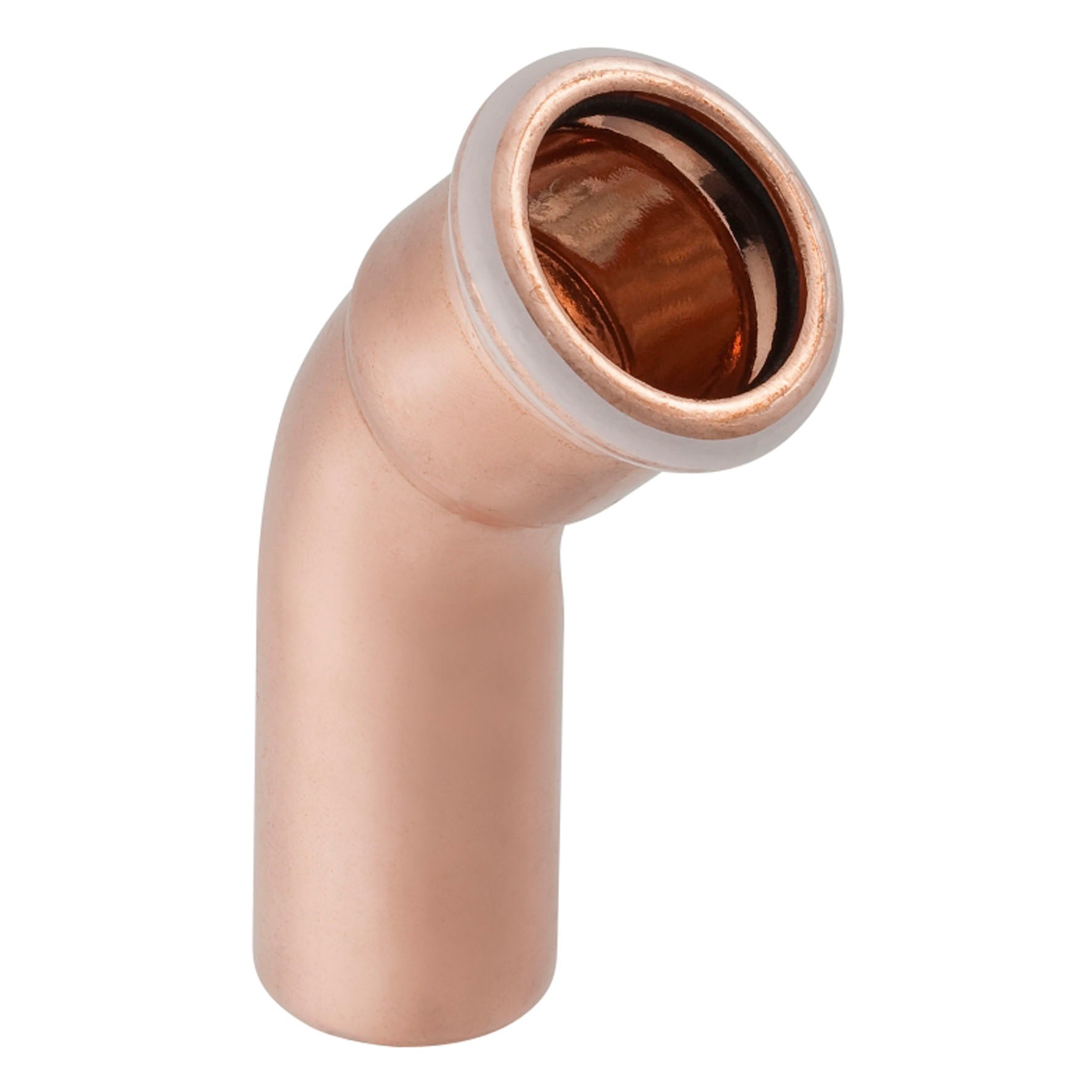 15 mm Bøjning CU 45° muffe/nippel Mapress