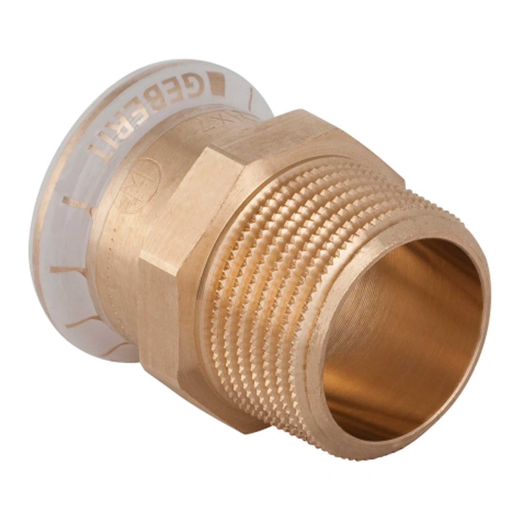 15 mm x 3/4" Overgang CU muffe/nippel Mapress