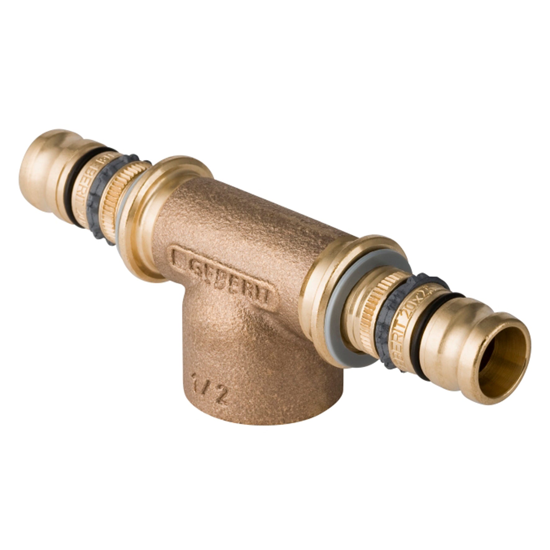 20 mm x 1/2" T-stykke muffe Mepla