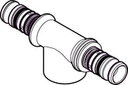 32 mm x 1" Pres T-stykke muffe Mepla