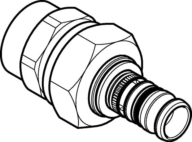40 mm x 1.1/4" Union med muffe RG Mepla