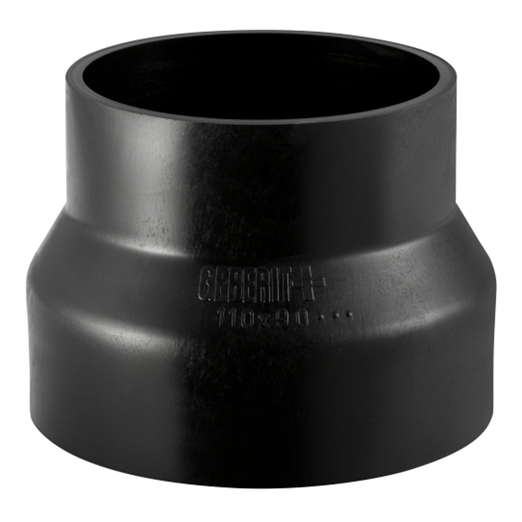75 x 40 mm Reduktion centrisk sort PEH Geberit