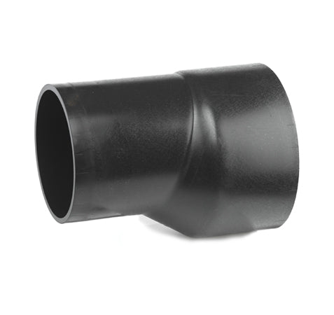 50 x 40 mm Reduktion excentrisk sort PEH Geberit