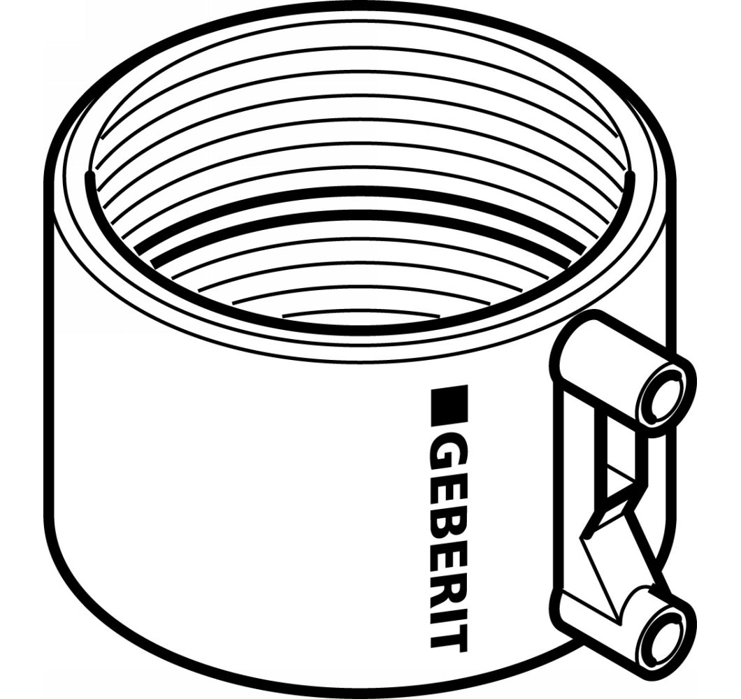 Geberit 110 mm sort PEH EL-svejsemuffe