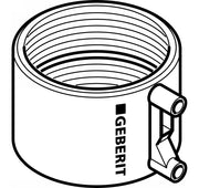 125 mm Elektrosvejsemuffe sort PEH Geberit