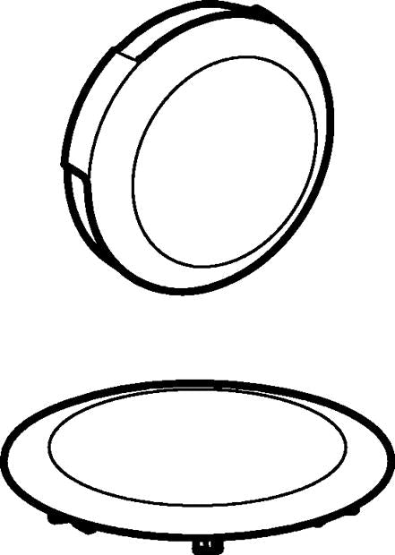 63 mm Rørbærer med 1/2" muffe sort PEH Geberit