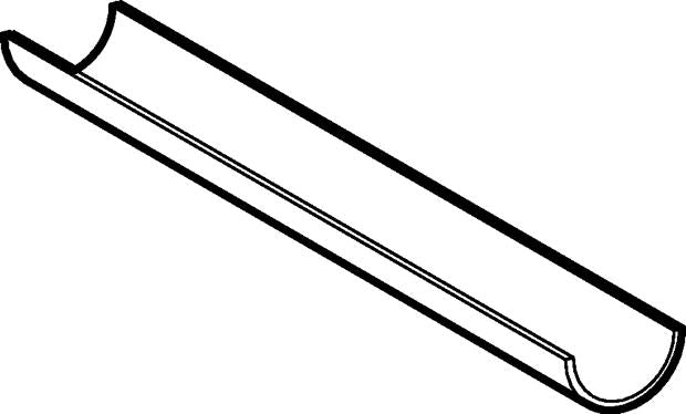 90 x 3000 mm Støtterende Geberit