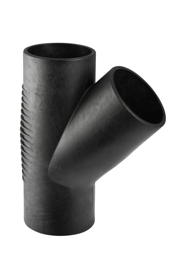 75 x 75 mm x 45° Grenrør Silent db20 Geberit