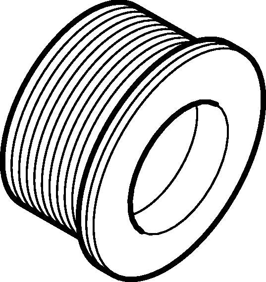50 x 40 mm Gummimanchet Silent db20 Geberit