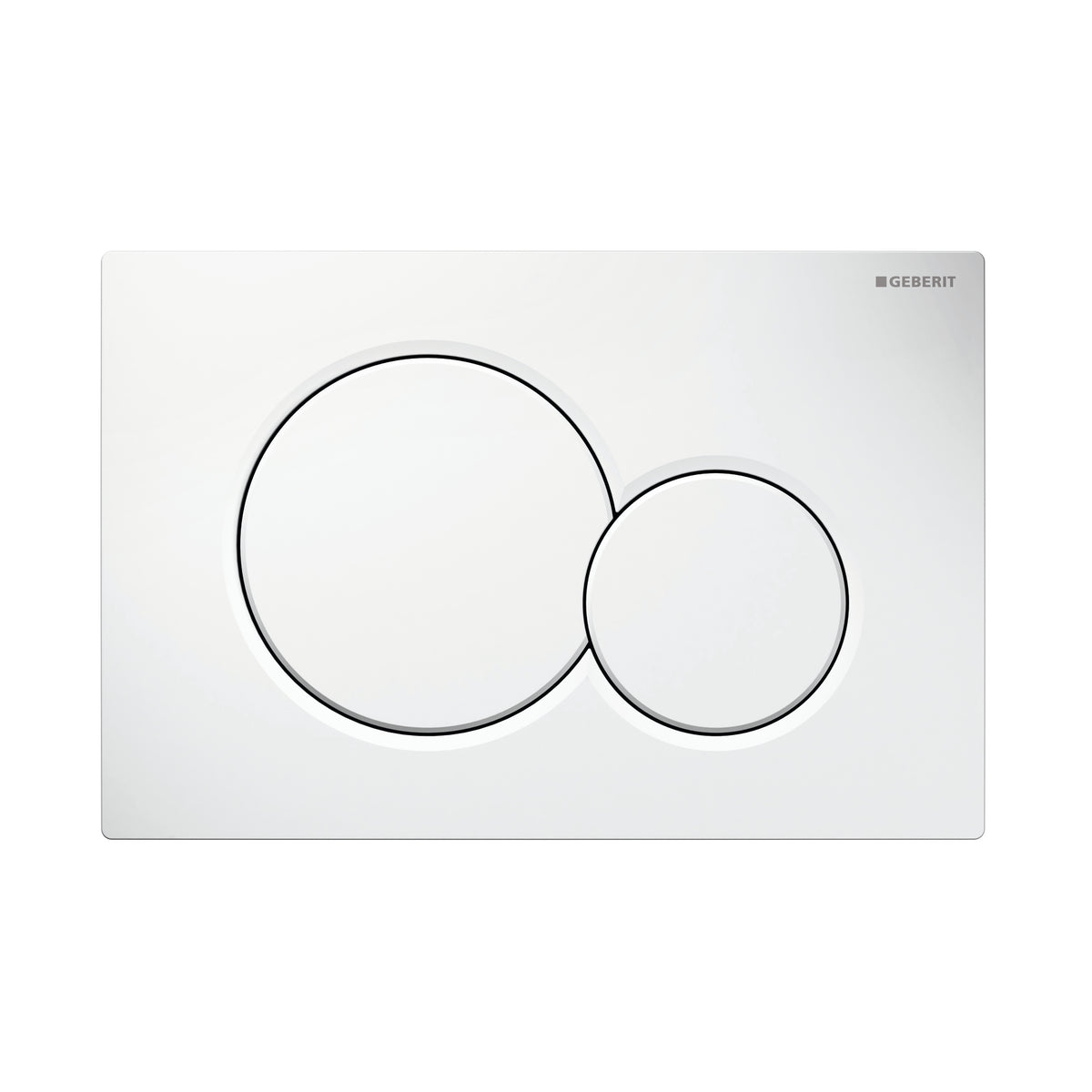 Geberit Sigma 01 betjeningsplade i hvid