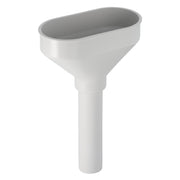PP drypkop oval ø 40 mm, hvid