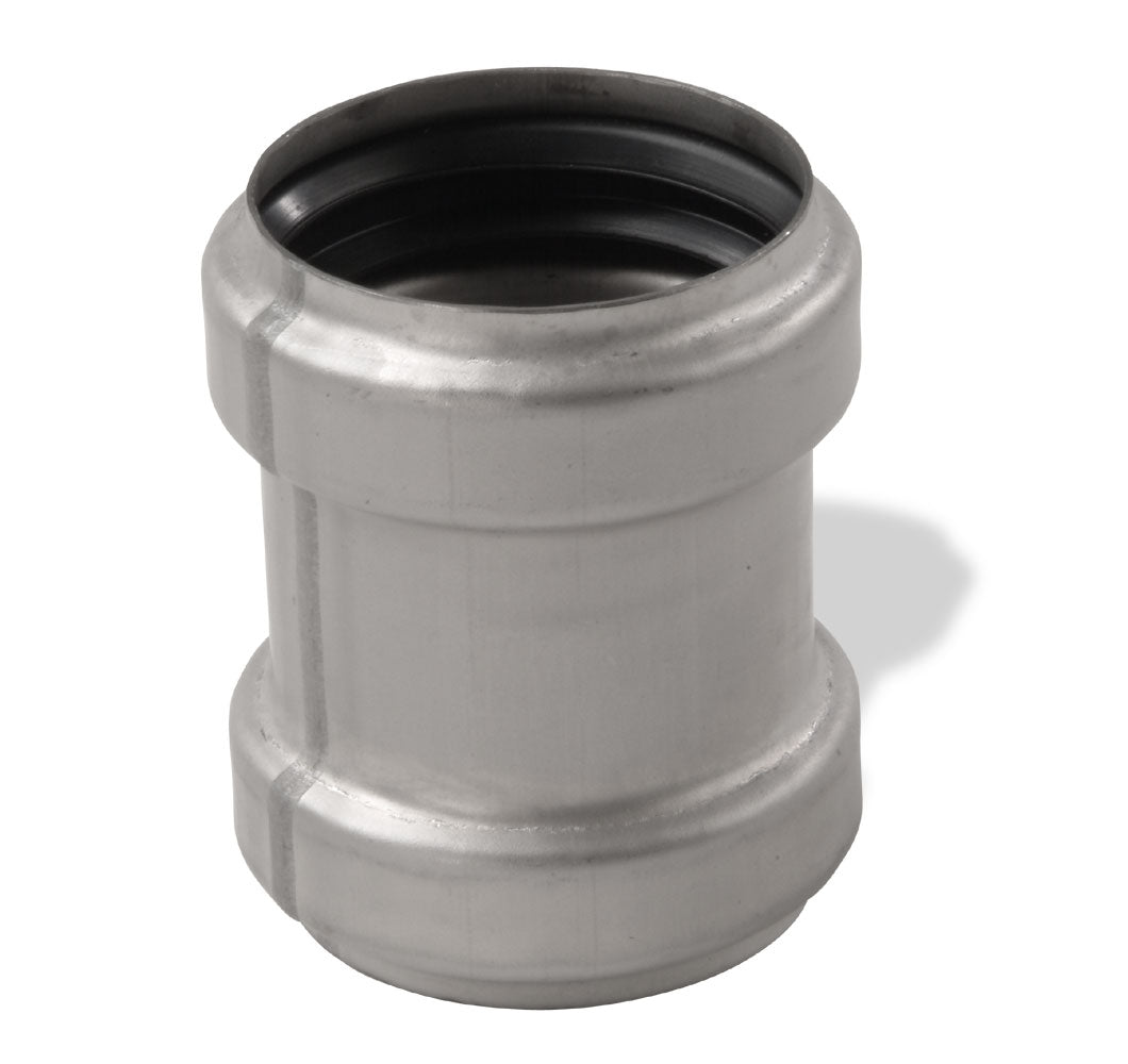 ACO 75 mm rustfri, syrefast afløbsskydemuffe, AISI 316