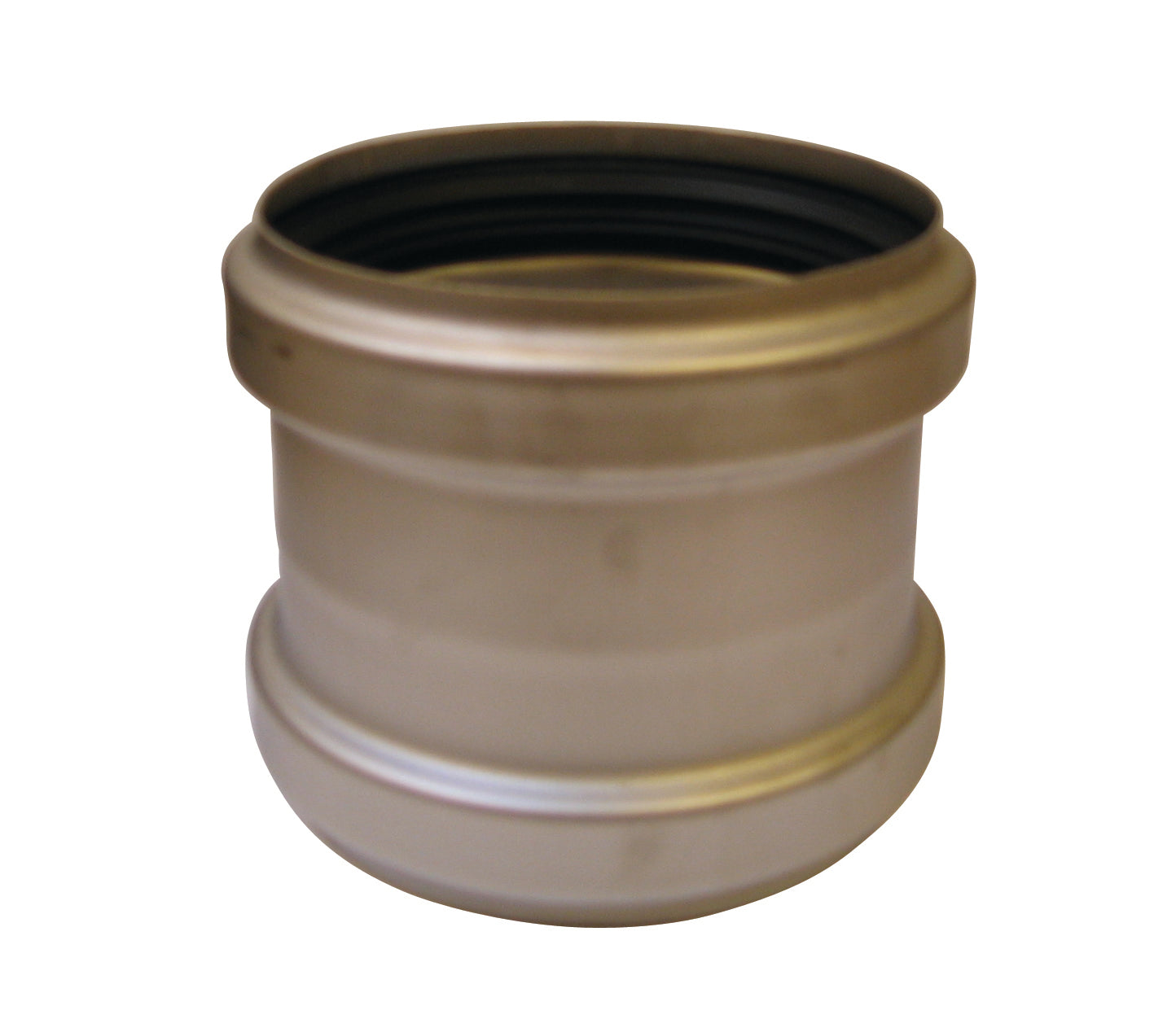 ACO 110 mm rustfri, syrefast afløbsskydemuffe, AISI 316