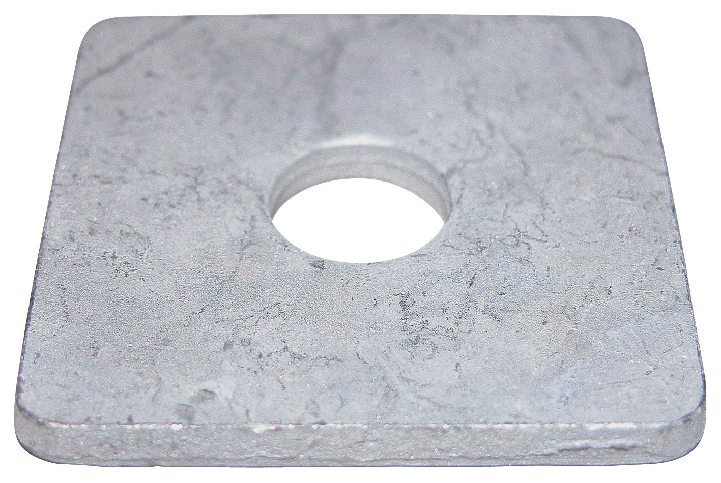 Firkantskive M10, 50 x 50 x 11 x 5 mm, FZV, 2 stk.