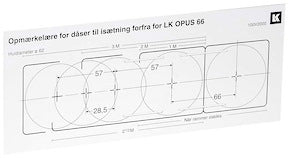 Mærkelærer til forfra dåse