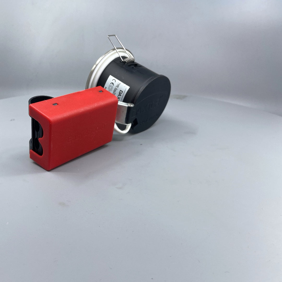 Daxtor Easy 2-Setup MR16 indbygningsspot Ø87 mm – børstet stål (360° frame 10)