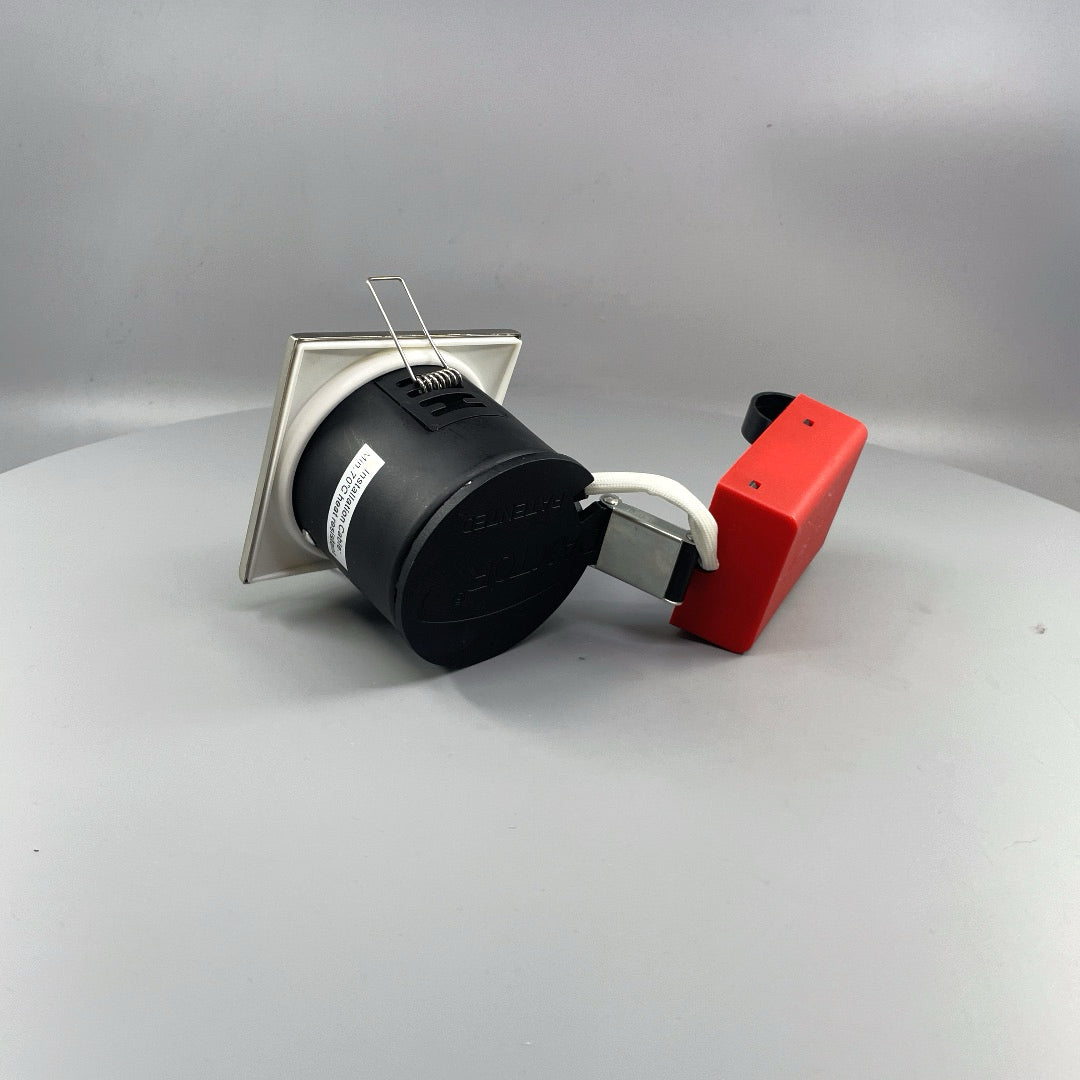 Daxtor Easy 2-Setup MR16 12V firkantet indbygningsspot – maks. 20W (360° frame 10)