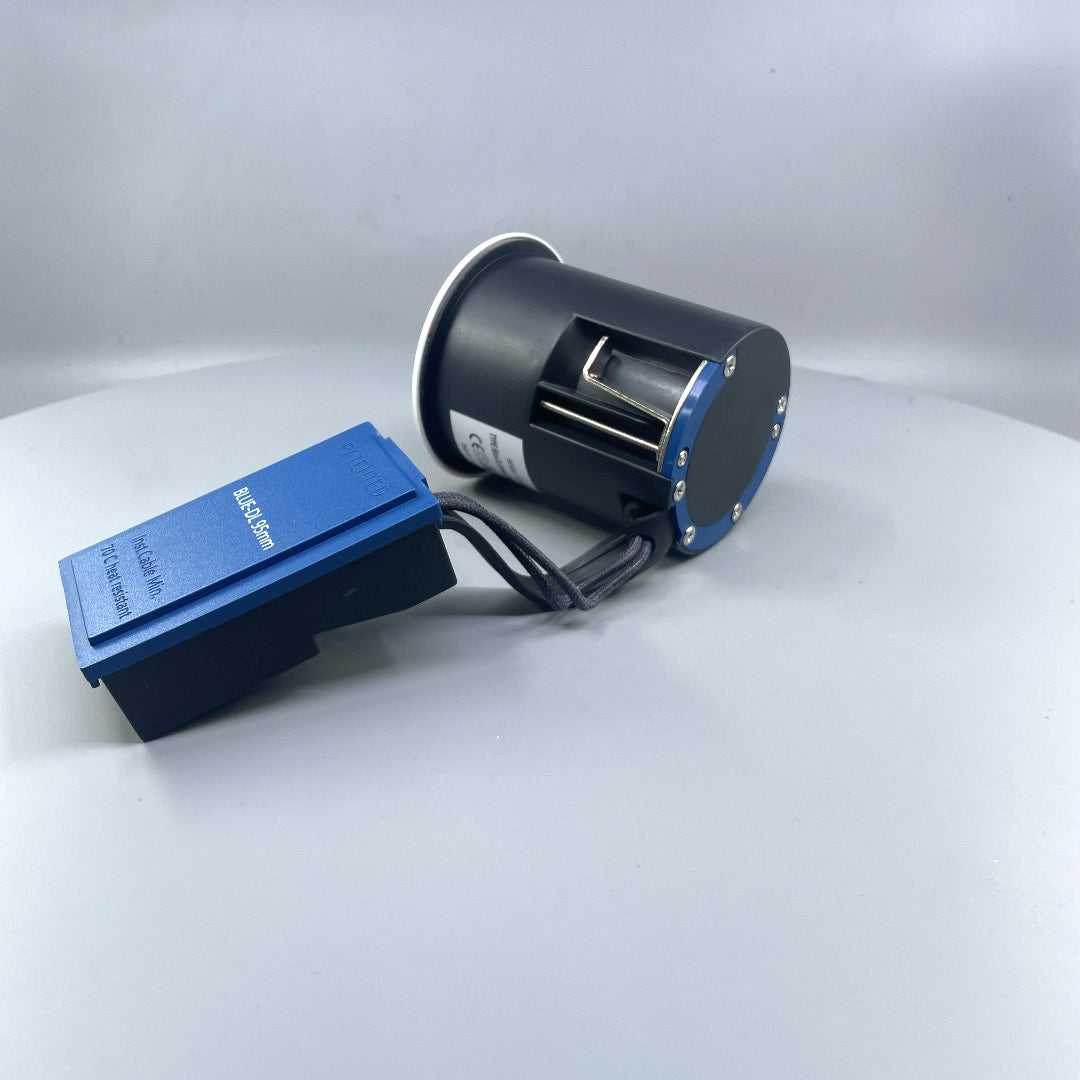 DAXTOR EXO BLUE 95 GU10 indbygningsspot – Hvid (360° frame 10)