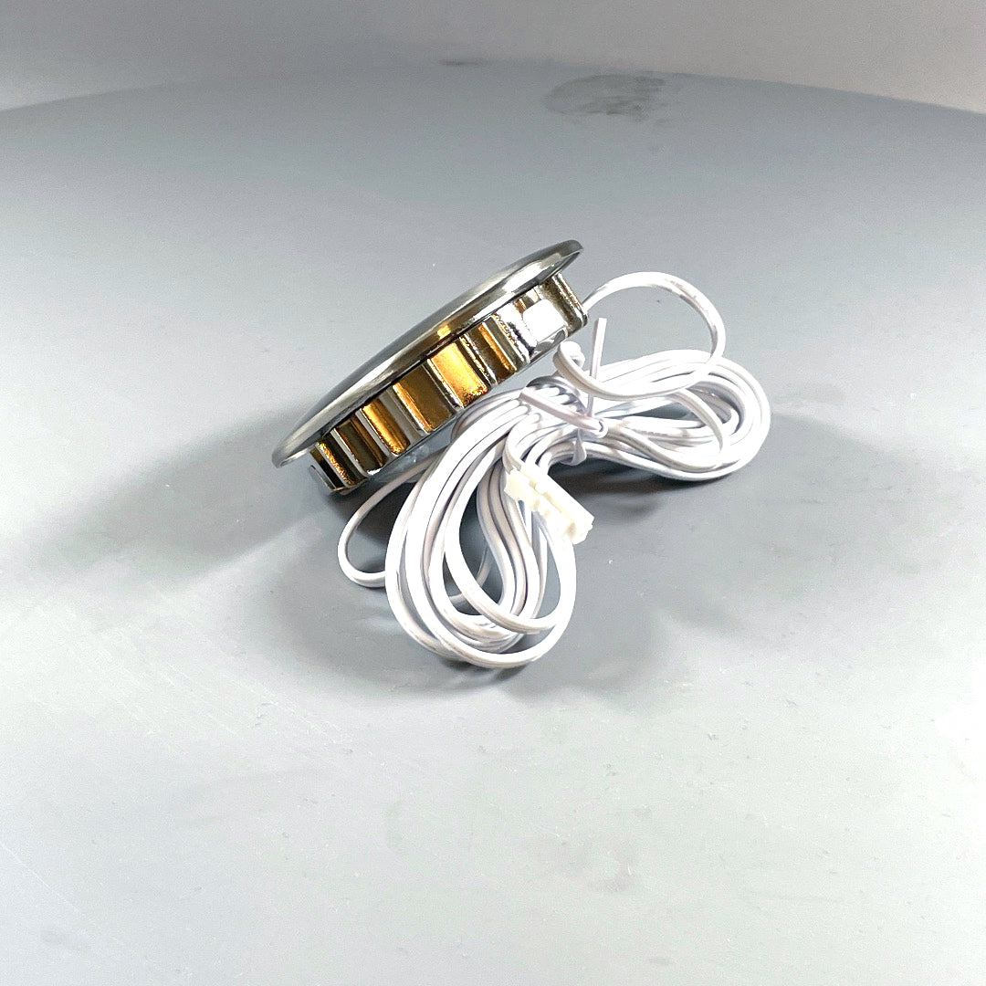Daxtor Furniture DL 16 LED møbelspot 3W 2700K – satin nikkel (360° frame 10)