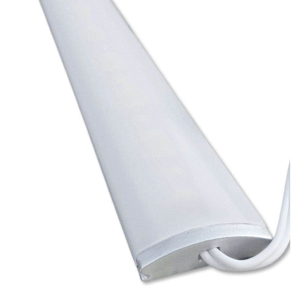LED skabsbelysning - 50 cm, 6mm høj, 12V, 9W, med endeprop, RA82
