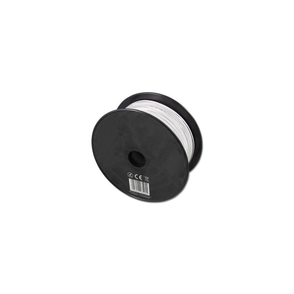 12-24V ledning hvid - 2x0,35mm², metervare, min. 5 meter