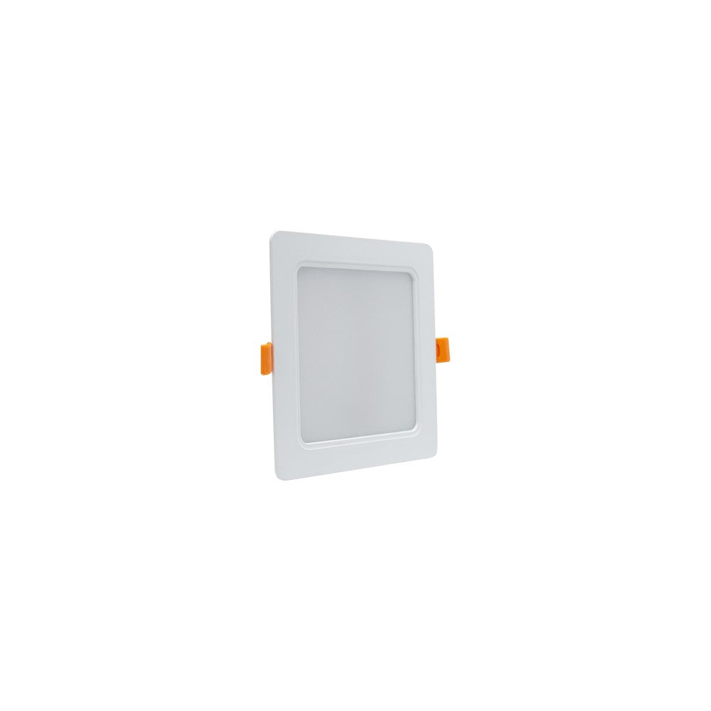 Spectrum 12W LED indbygningspanel - Udendørs, 230V, IP54, 12x12cm hul, 14,5x14,5cm mål, 1100lm, RA80