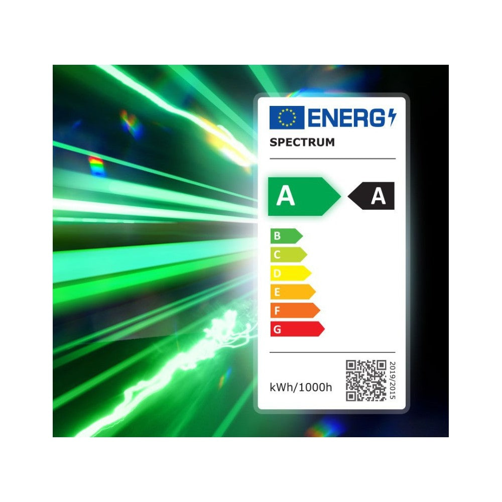 Spectrum 3,8W LED pære - Erstatning for 60W, 212 lm/W, A60, kultråd, klart glas, E27