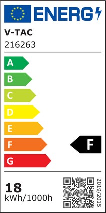 V-Tac T8-VALUE120 - LED lysstofrør, 18W, G13, 120cm, 230V, 1850lm, RA80, 3 års garanti