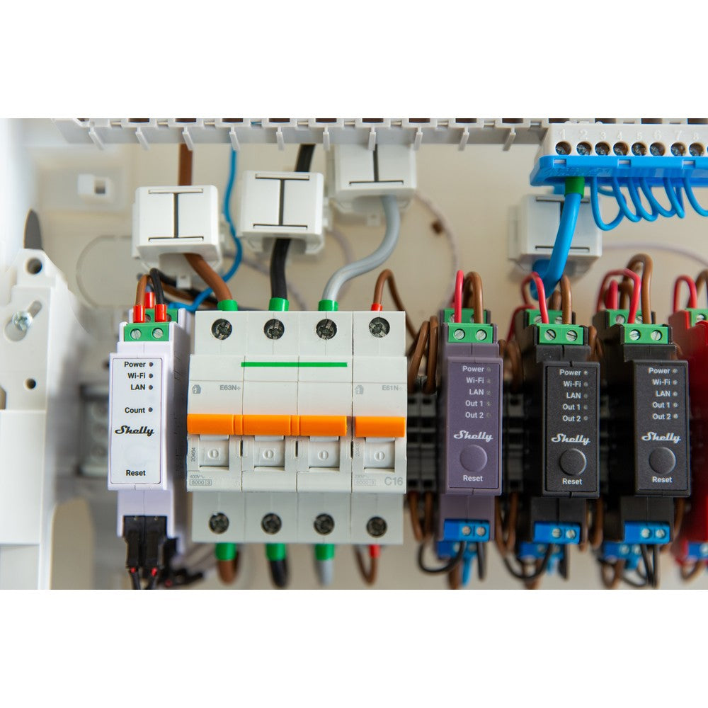 Shelly Pro 3EM 400A - WiFi 3-faset energimåler