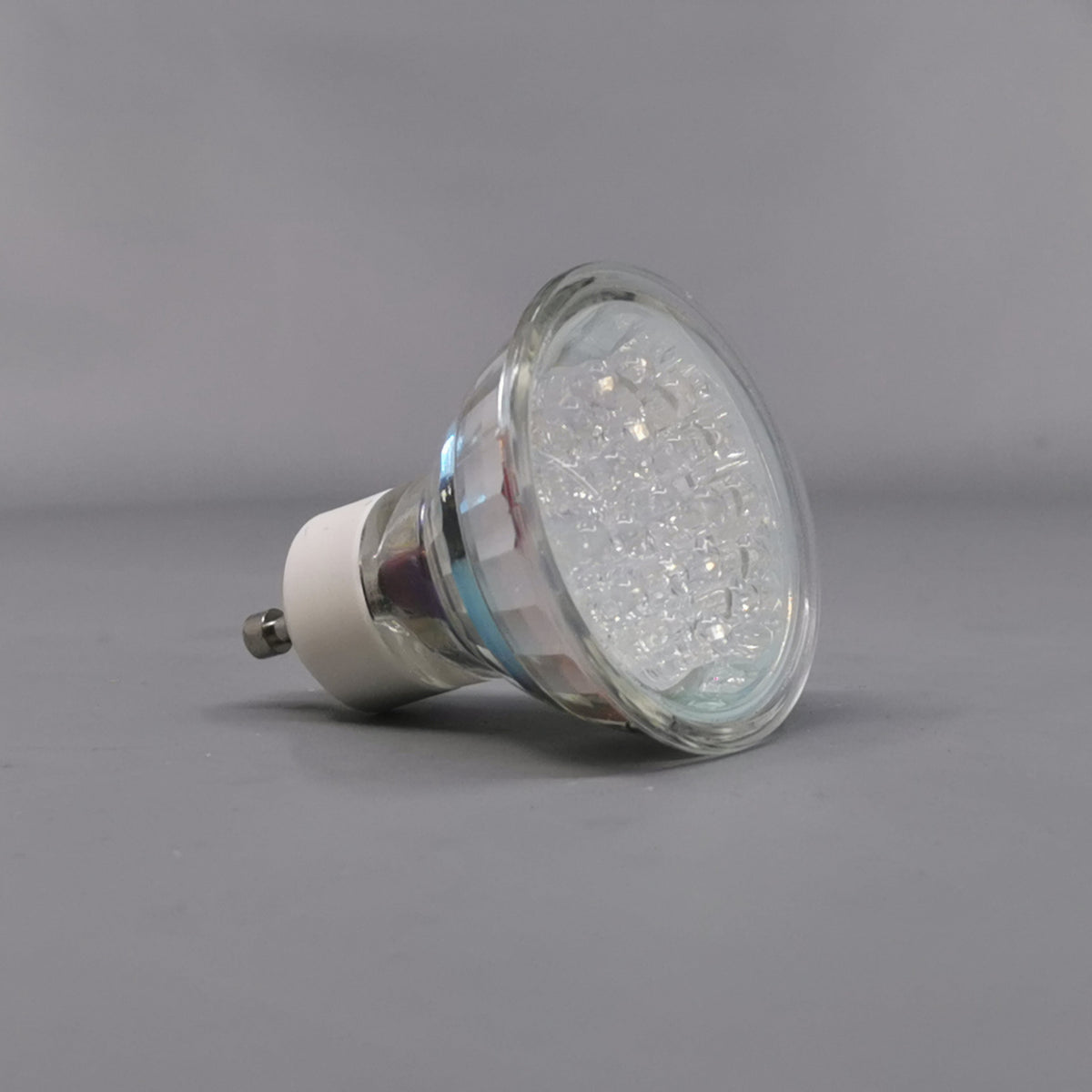 Gul GU10 LED 1,3W (360° frame 23)