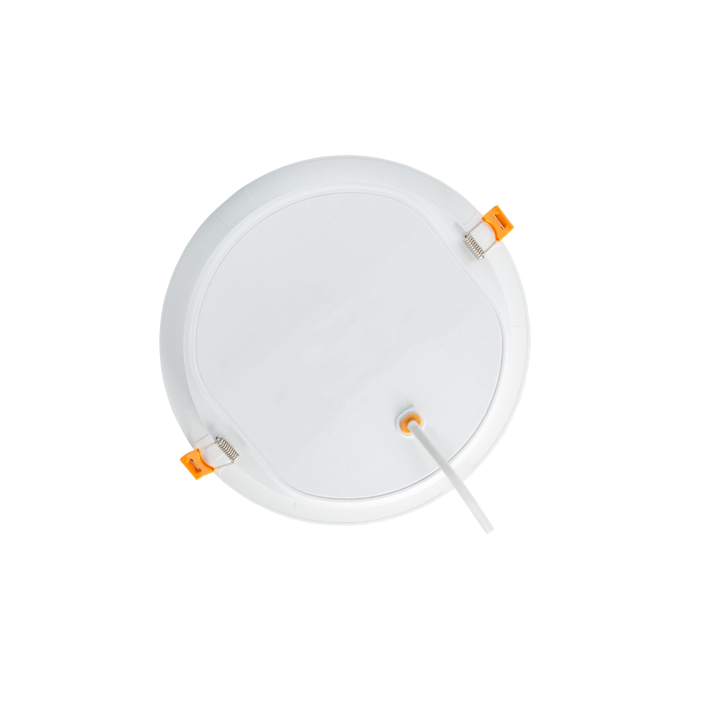 Spectrum 12W LED indbygningspanel - Ø12 cm hul, Ø14,5 cm mål, IP54 udendørs - 230V, 1500lm, RA80