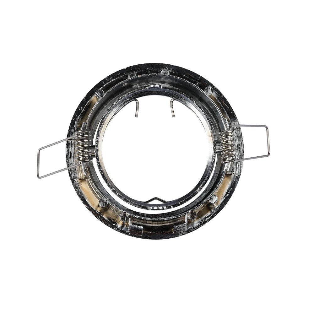 Downlight kit uden lyskilde - Hul: Ø7,4 cm, Mål: Ø8,2 cm, krom, vælg MR16 eller GU10 fatning