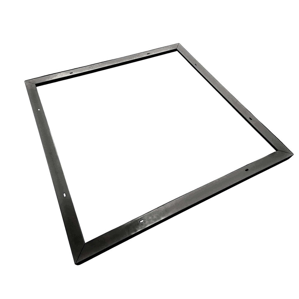 Troldtektramme 60x60 - Sort kant til LED paneler, passer perfekt til Troldtekt