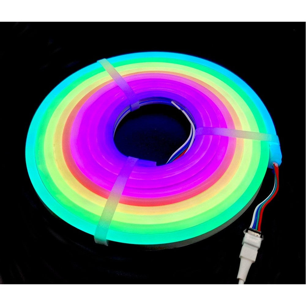 16W/m RGBIC Neon Flex strip - 20m, 96 LED pr. meter, 24V, 8x16, IP20