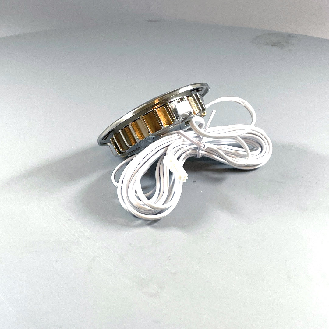 Daxtor Furniture DL 16 LED møbelspot 3W 2700K – satin nikkel (360° frame 11)
