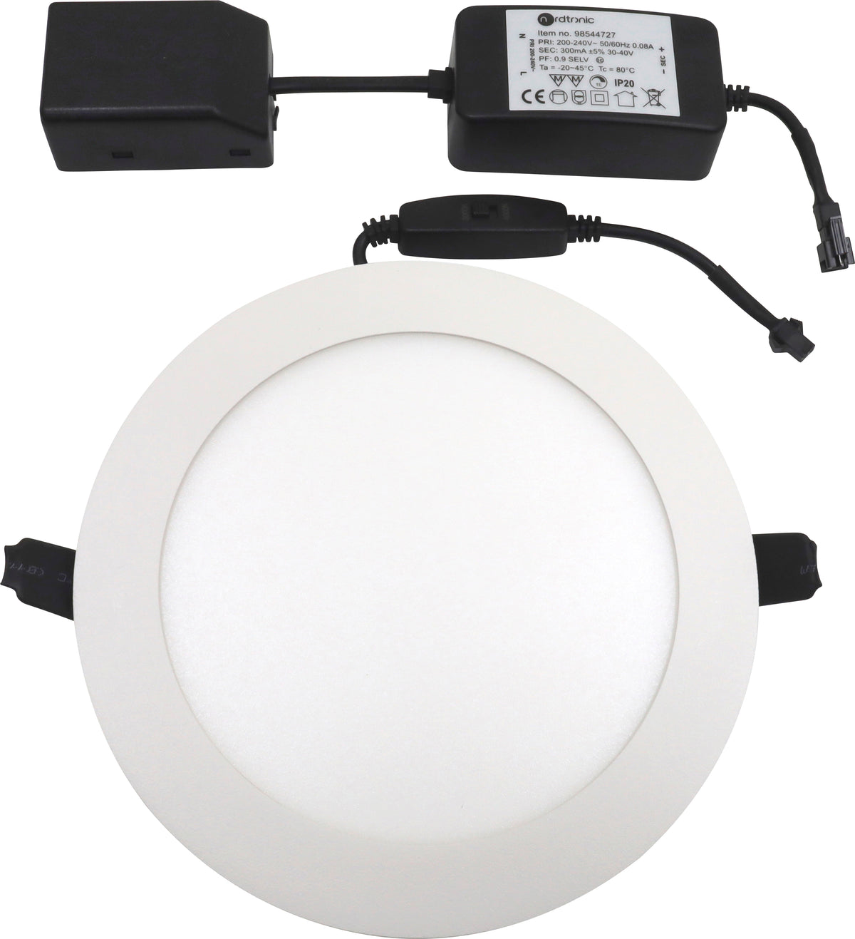 Downlight Lucette G2, 12W CCT 3000/4000K, Ø170 mm