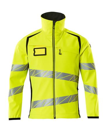 SOFTSHELL HI-VIS GUL/SORT L