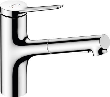 Hansgrohe Zesis M33 køkkenarmatur 150 med udtræksbruser 2jet, krom
