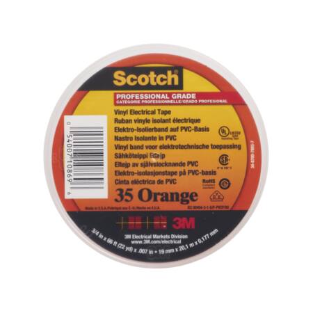TAPE 35 VINYL ORANGE 19MMX20M
