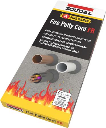 SOUDAL PUTTY CORD FR GREY 5X20CM (5STK)
