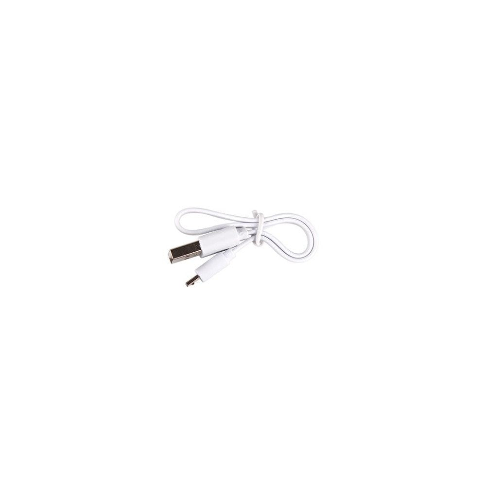 Genopladelig PIR Sensor Skabsbelysning - Sort, 20cm, 1W, USB Input, 80lm, RA80, Flicker Free
