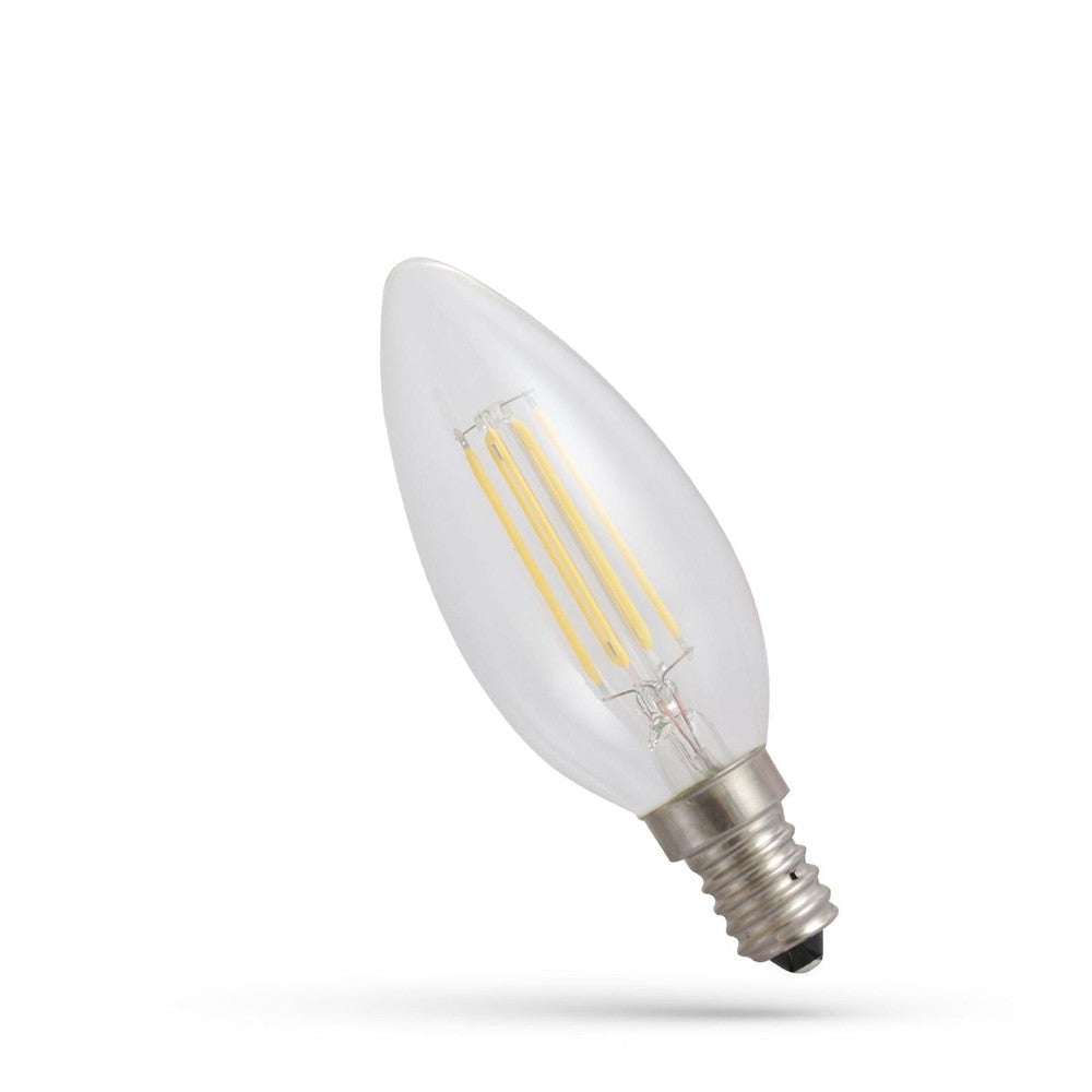 Spectrum 5.5W LED kertepære - C35, kultråd, dæmpbar, E14 (230V, 800lm, RA80, flicker free)